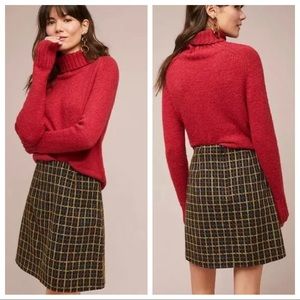 Windowpane Mini Skirt by Hutch